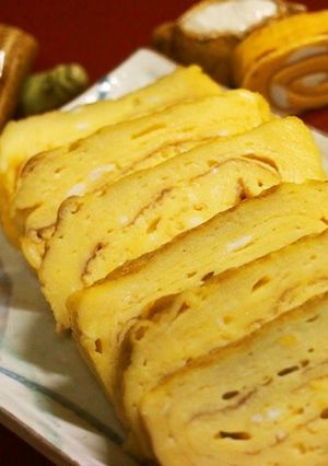 ♡お寿司屋さん風の甘い玉子焼き♡-レシピのメイン写真