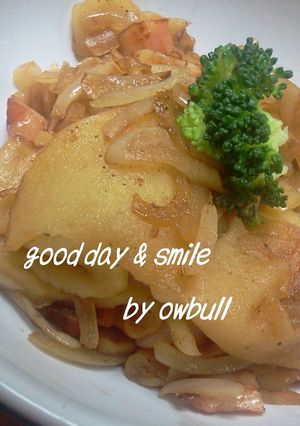 林檎と玉ねぎの炒め物-レシピのメイン写真