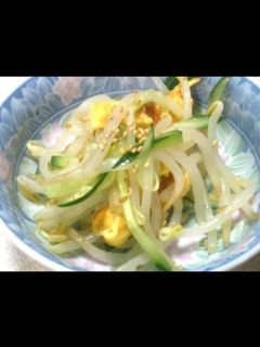 もやしと卵の酢のもの-レシピのメイン写真