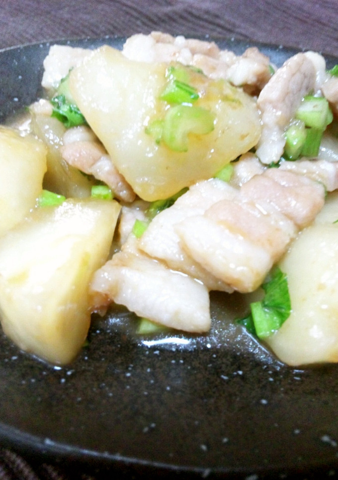 ♬とろ～りかぶと豚肉オイスターソース煮♬-レシピのメイン写真