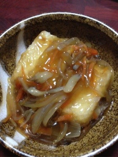 揚げ出し豆腐の野菜あんかけ-レシピのメイン写真