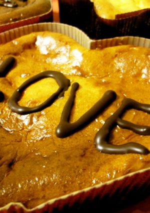 ♡バレンタイン♡簡単ベイクドチーズケーキ-レシピのメイン写真