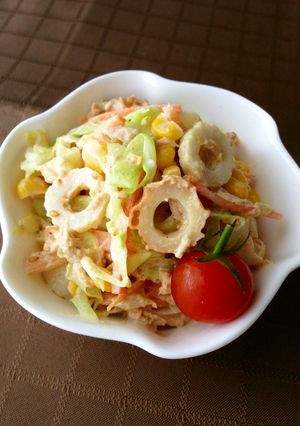 キャベツナちくわの✿胡麻マヨサラダ✿-レシピのメイン写真