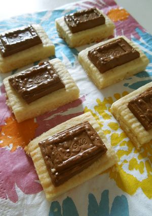 チョコ載せクッキー-レシピのメイン写真
