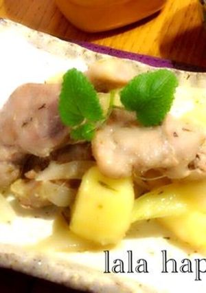 豚肉・ポテト・玉ねぎの簡単ハーブ炒め-レシピのメイン写真