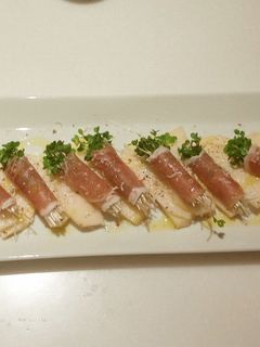 生ハムと洋梨おつまみ-レシピのメイン写真
