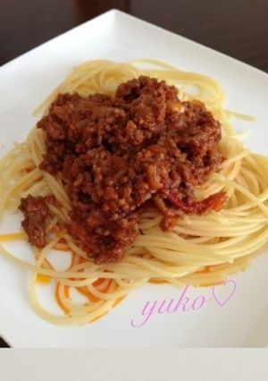 しっかりミートソース-レシピのメイン写真