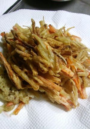 ＊簡単だけど美味しい♪ヤーコンのかき揚げ-レシピのメイン写真