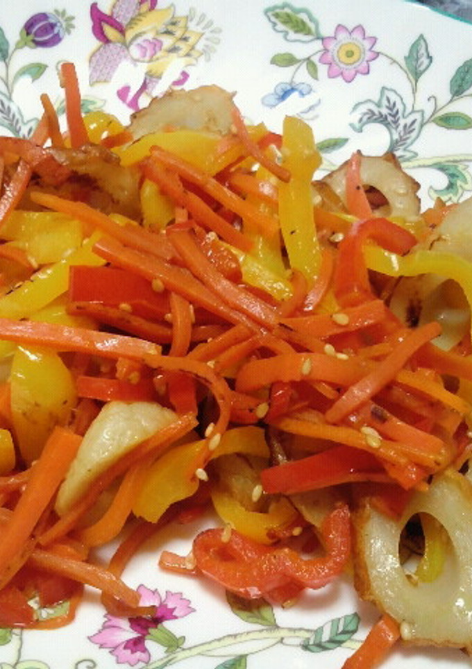 簡単☆白だしでちくわと野菜の煮びたし-レシピのメイン写真