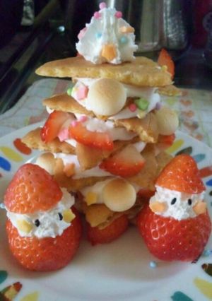 1歳から食べれるケーキ (クリスマス)-レシピのメイン写真