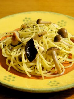 牡蠣のアヒージョ アレンジパスタ-レシピのメイン写真