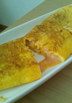 明太子のオムレツ-レシピのメイン写真