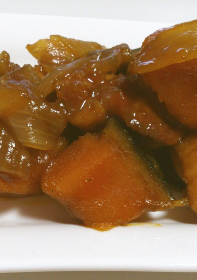 めんつゆで！かぼちゃと鶏肉の煮物-レシピのメイン写真