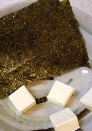 クリームチーズと柚子こしょうの海苔巻き-レシピのメイン写真