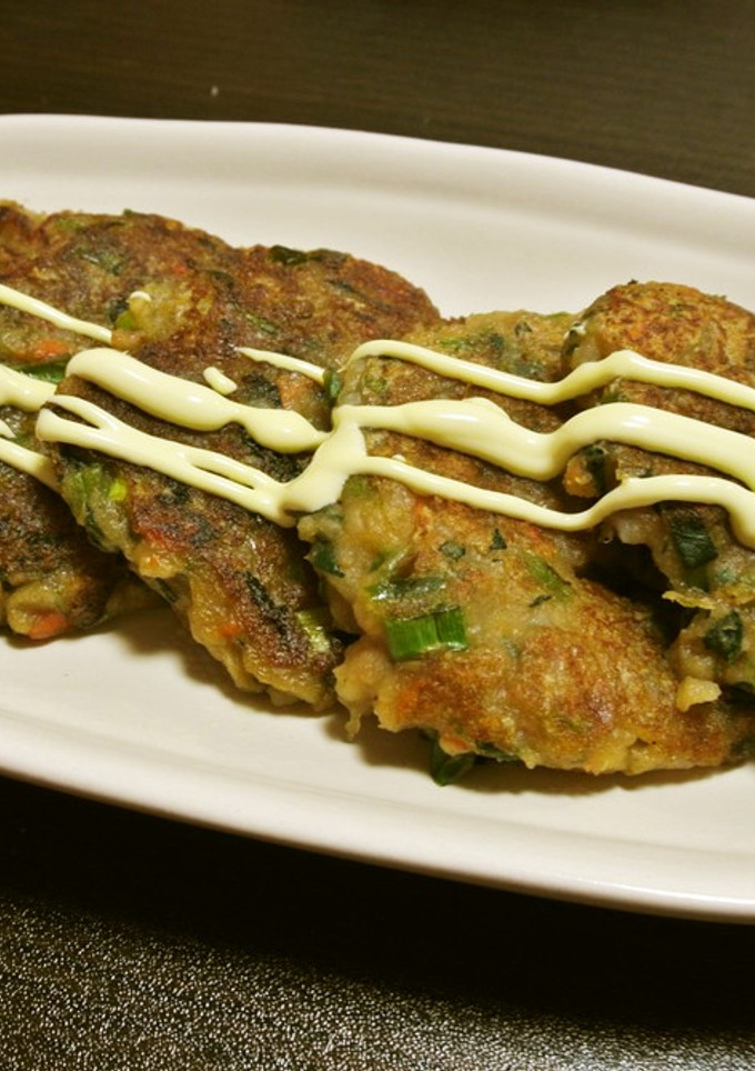 余った焼きそばの粉でおいしいお焼き-レシピのメイン写真