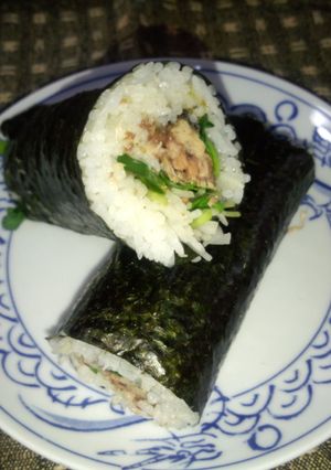 鰯の頭も信心から♪サーディン恵方巻き-レシピのメイン写真