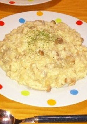 初心者簡単塩麹牡蠣とホタテキノコリゾット-レシピのメイン写真