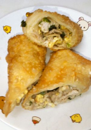 ニラ玉の春巻き♪-レシピのメイン写真