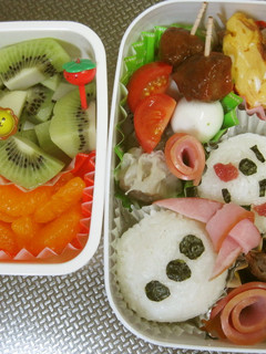 雪だるま弁当☆-レシピのメイン写真