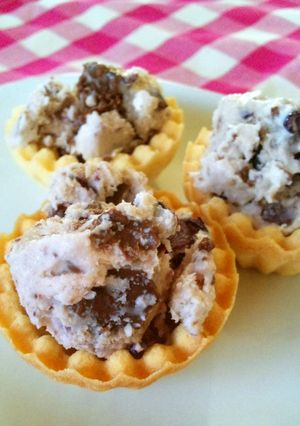 チョコとフルーツのアイスクリームタルト♪-レシピのメイン写真