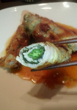 オクラと大葉にんにく醤油漬　豚肉巻き-レシピのメイン写真