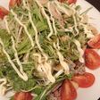 えびせんカリカリ豆腐サラダ
