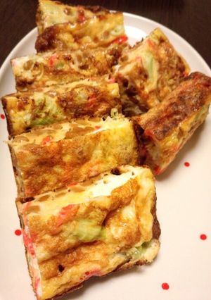材料4つ！美味納豆オムレツ-レシピのメイン写真