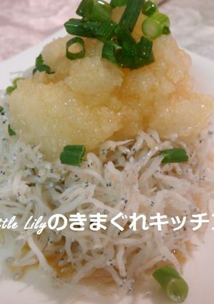 釜揚げしらすの蕪おろし添え-レシピのメイン写真