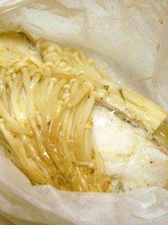レンジでえのきと鱈のバター醤油蒸し-レシピのメイン写真