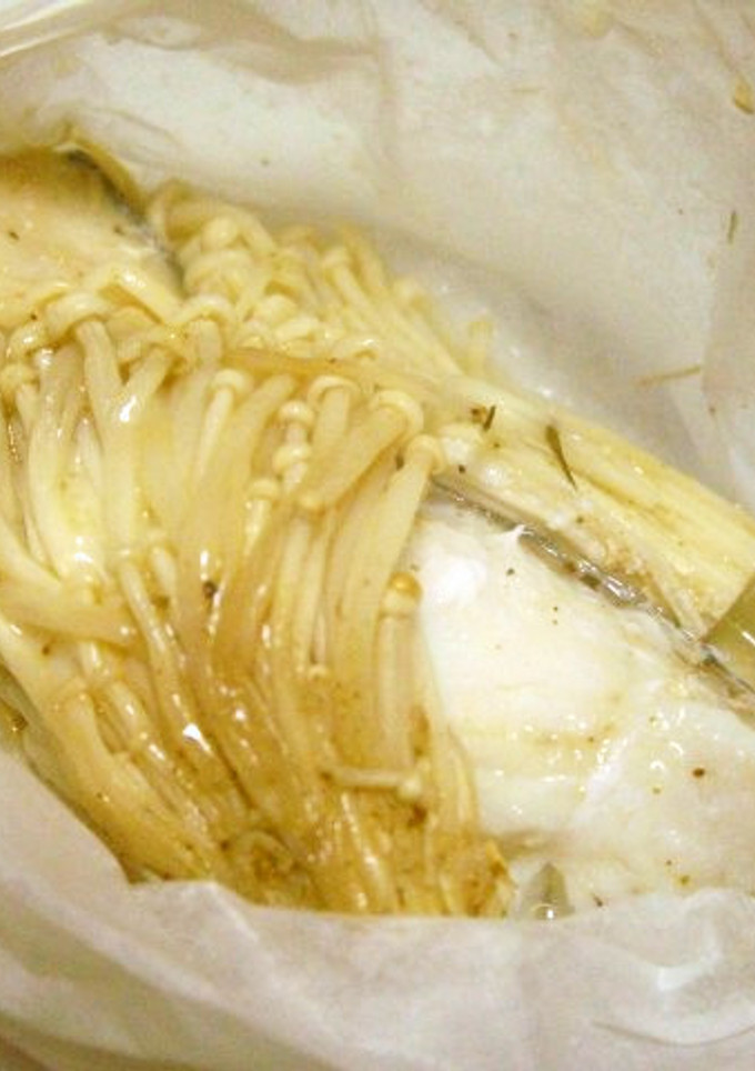 レンジでえのきと鱈のバター醤油蒸し-レシピのメイン写真