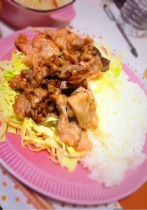味噌味の生姜焼き-レシピのメイン写真