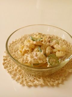 きゅうり&ちくわの簡単マカロニサラダ☆-レシピのメイン写真