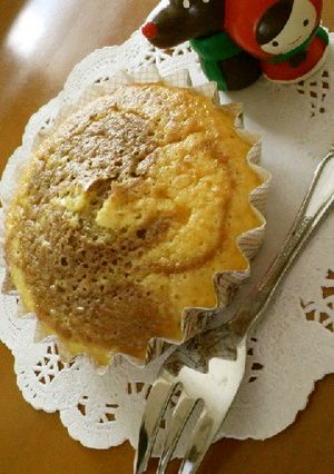 簡単♪HMと生クリームでカップケーキ-レシピのメイン写真