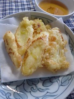 岩岡ねぎ(下仁田系のねぎ)の天ぷら-レシピのメイン写真