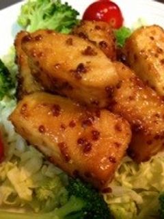 絶品*マスタードソースで〜マグロのソテー-レシピのメイン写真