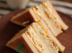 ツナタルタル＆チェダーチーズホットサンド-レシピのメイン写真