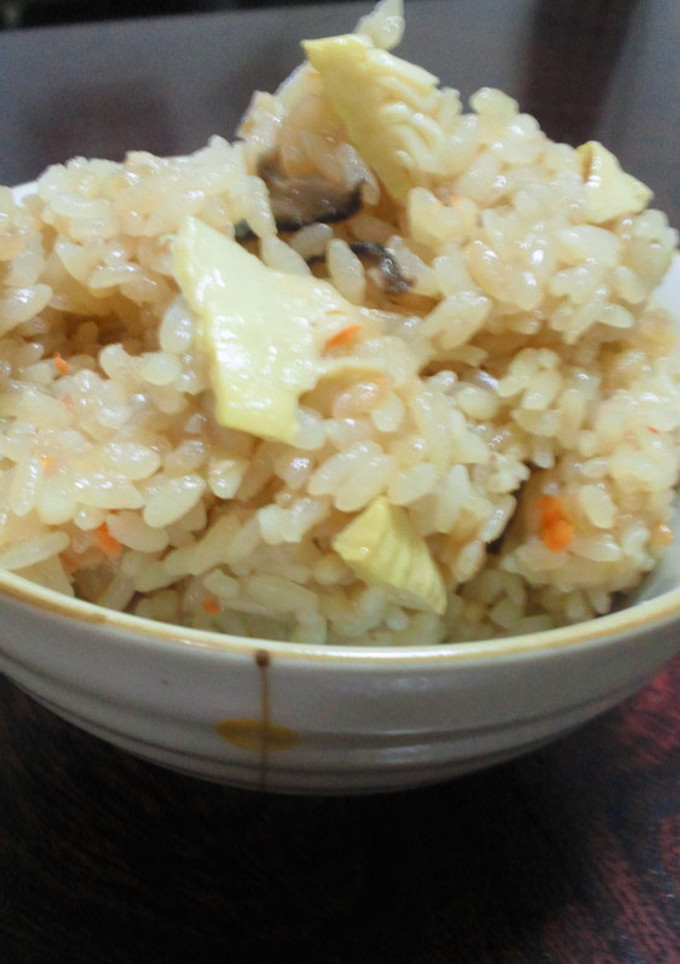 簡単！！めんつゆで炊き込みご飯☆-レシピのメイン写真