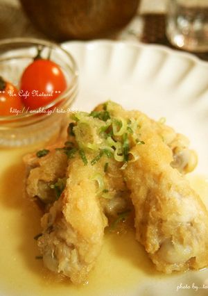鶏手羽元のおろし煮♪-レシピのメイン写真