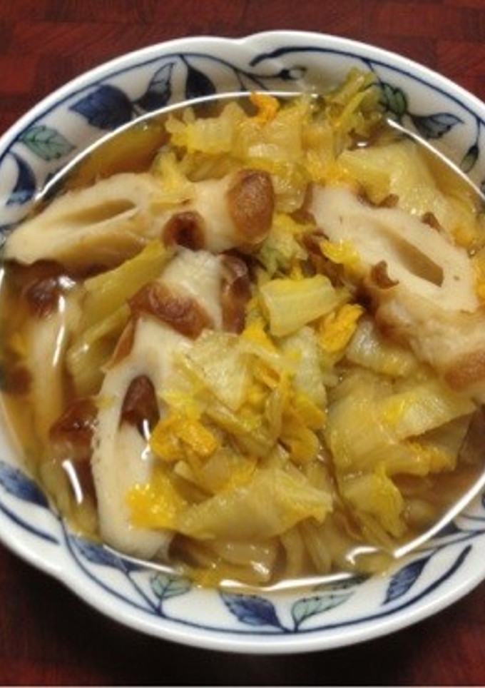 ちくわと白菜の煮物-レシピのメイン写真