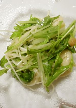 水菜と明太子のそうめんサラダ-レシピのメイン写真
