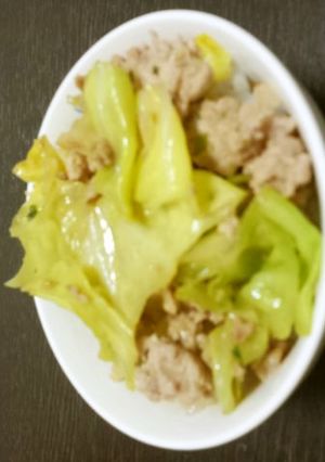餃子の餡丼-レシピのメイン写真