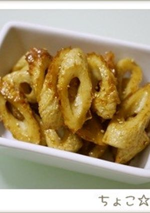 ヨシダグルメソースで「ちくわの蒲焼風」-レシピのメイン写真