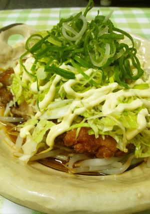 キャベツたっぷり！チキンカツを甘酢だれで-レシピのメイン写真