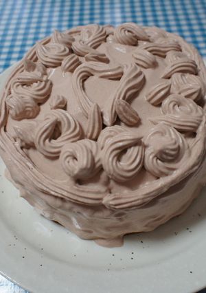 子供と作る☆バレンタインチョコケーキ-レシピのメイン写真