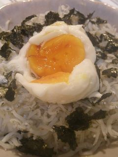カルシウムタップリしらす丼 +温たま-レシピのメイン写真