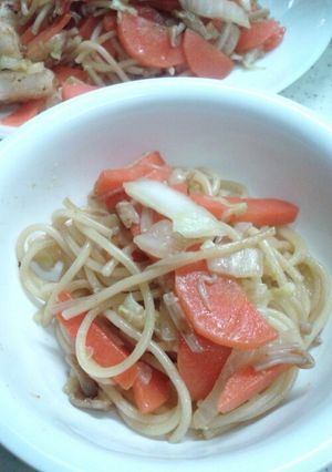 自家製なめたけで美味しいパスタ!-レシピのメイン写真