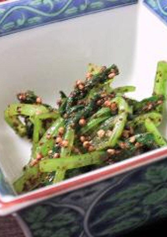 青菜のエゴマ和え-レシピのメイン写真