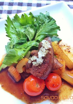 セロリとレバーのエスニック炒め-レシピのメイン写真