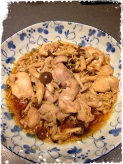 ♤鶏肉とキノコの付け置き簡単炒め♡-レシピのメイン写真