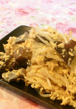 もやしと生きくらげのふわ玉炒め♡-レシピのメイン写真